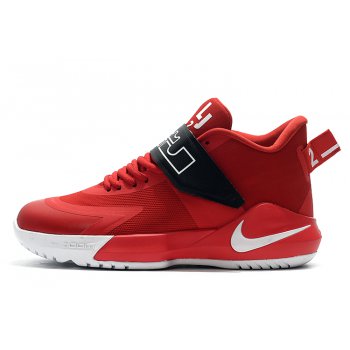 2020 Nike LeBron Ambassador 12 University Red Black-White Shoes